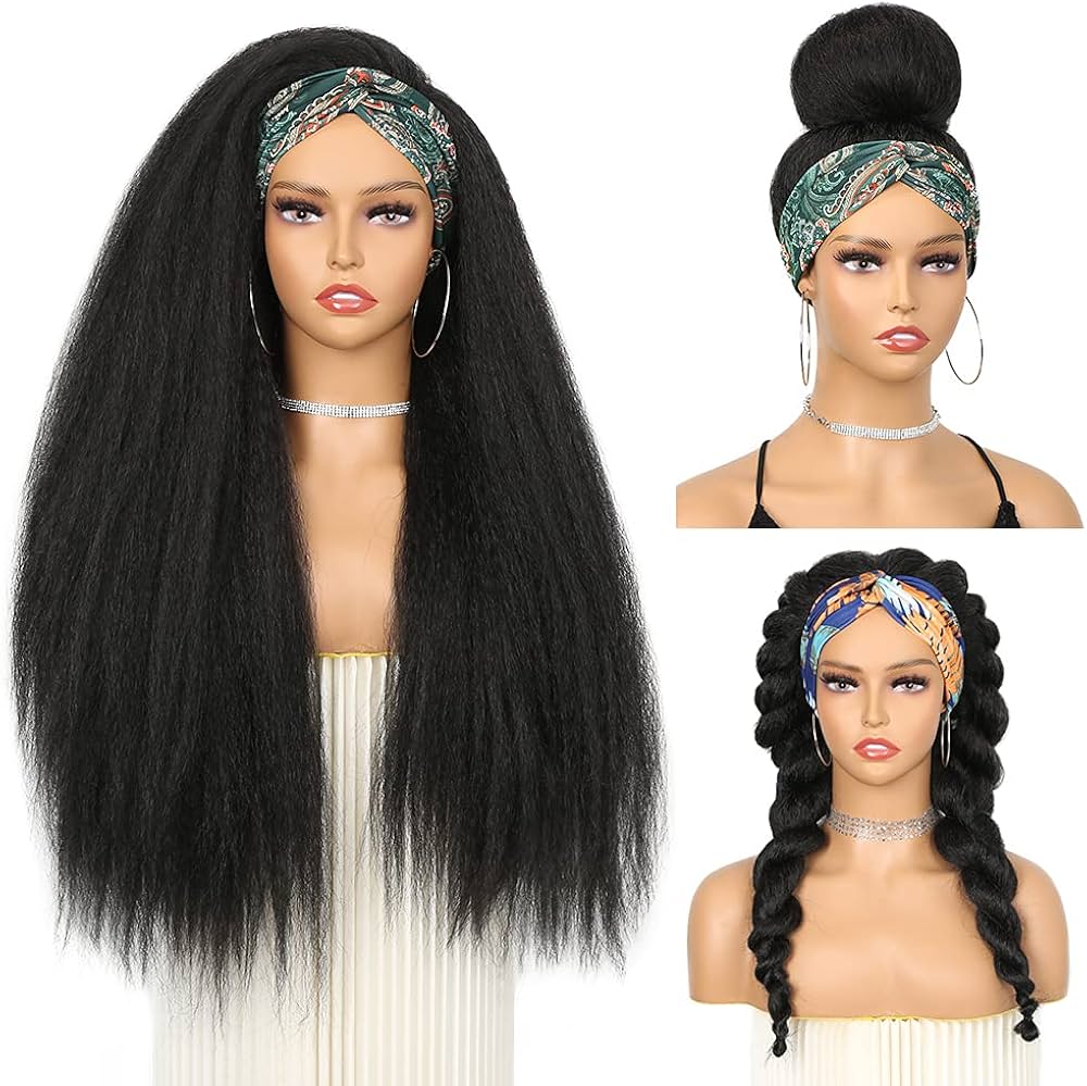 Kinky Straight Headband Wig