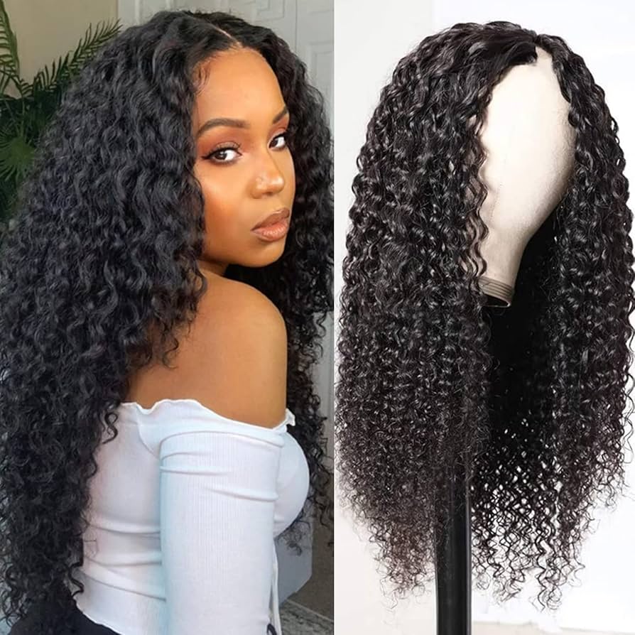 Italian Curly V-part Wig